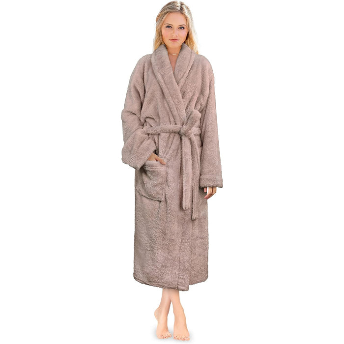 Fluffy Plush Soft Bathrobe