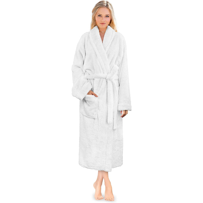 Fluffy Plush Soft Bathrobe