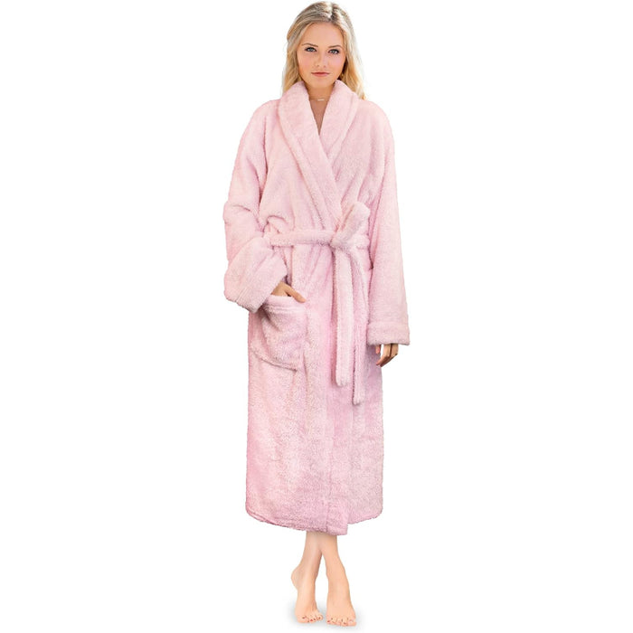 Fluffy Plush Soft Bathrobe