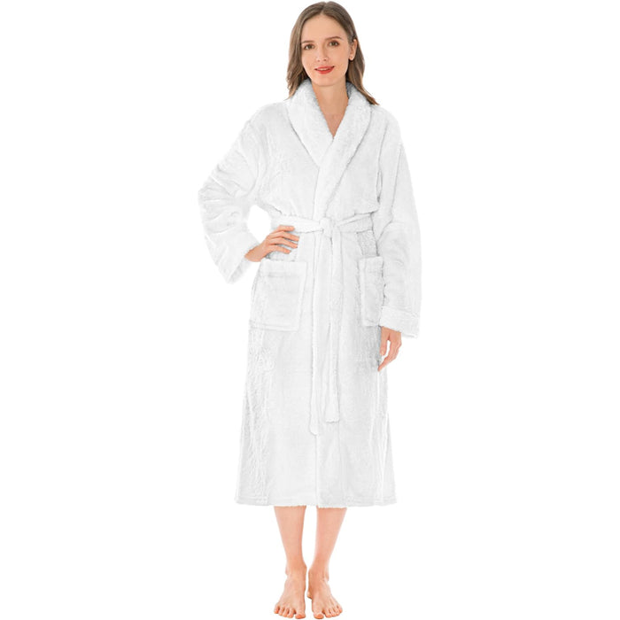 Fluffy Plush Soft Bathrobe