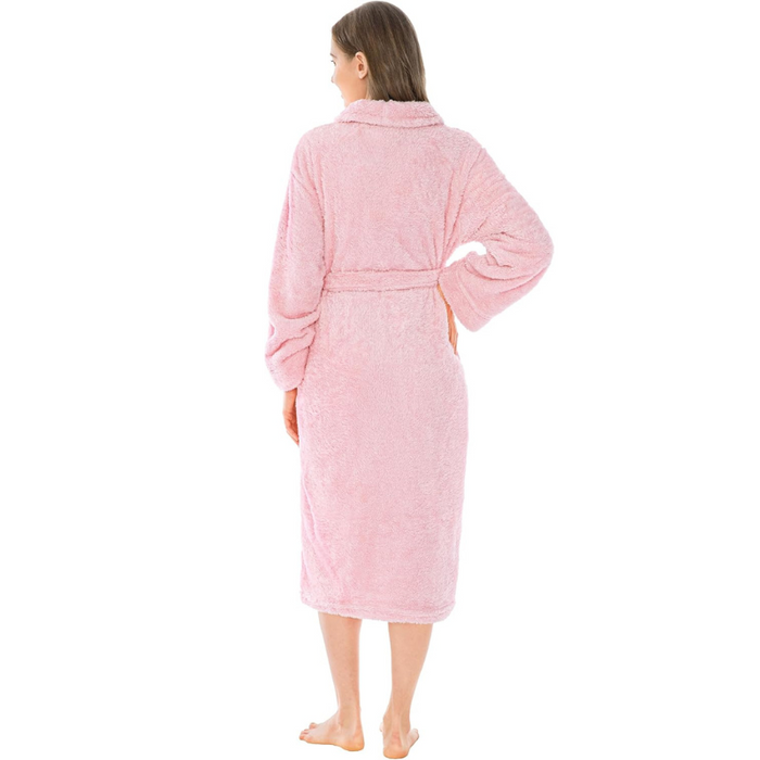 Fluffy Plush Soft Bathrobe