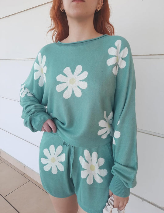 Casual 2 Piece Long Sleeve Pajamas Set