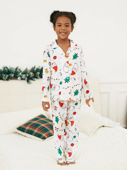 Christmas Festival Print Family Matching Pajama Set