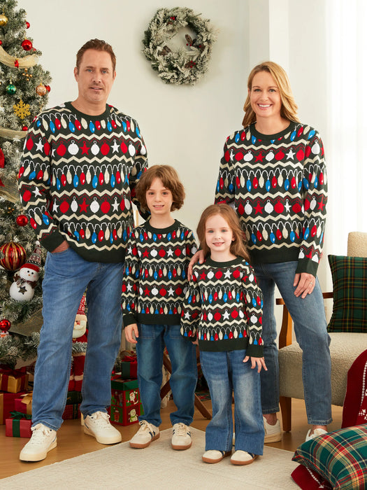 Christmas Lights Family Matching Sweater