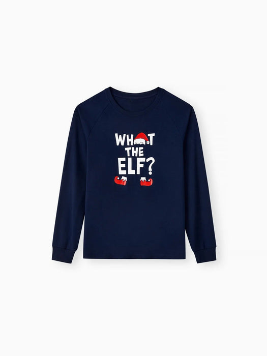 What the ELF Printed Christmas Family Matching Pajamas Set