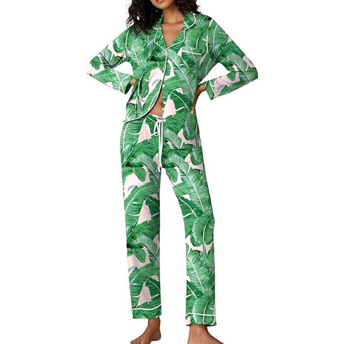 Flower Printed Long Sleeve Lounge Set