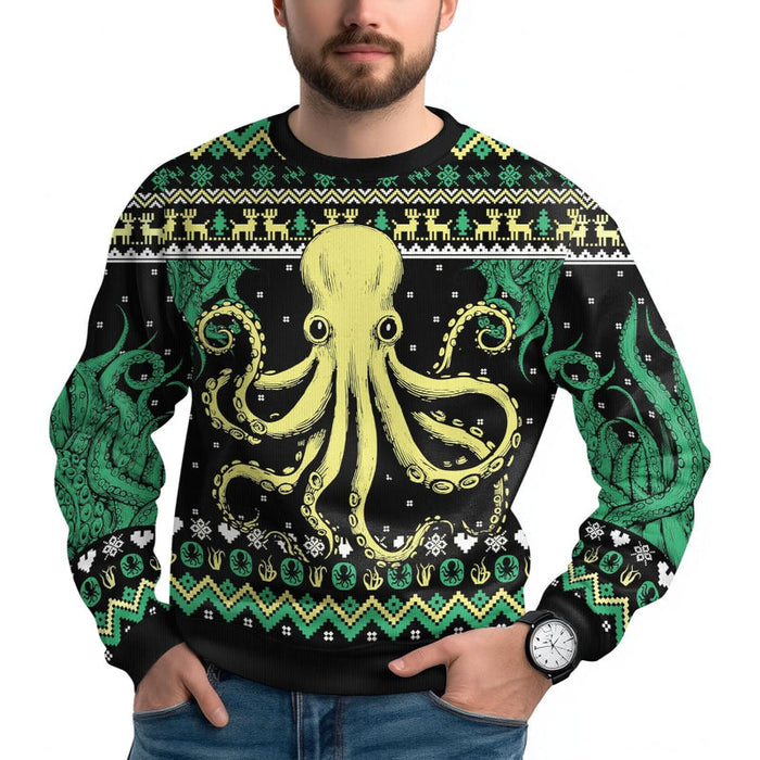 Animated Holiday Sweater For Christmas Fun