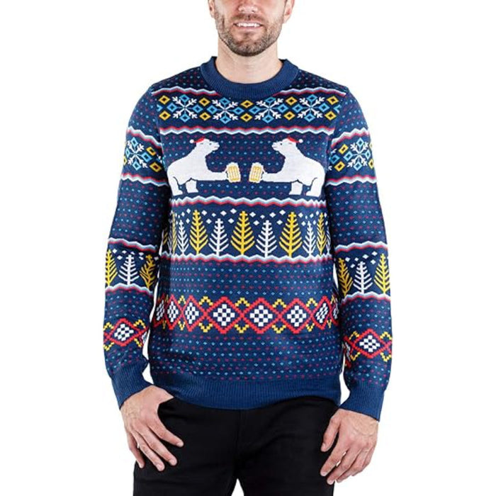 Cheerful Festive Pullover Sweater For Christmas