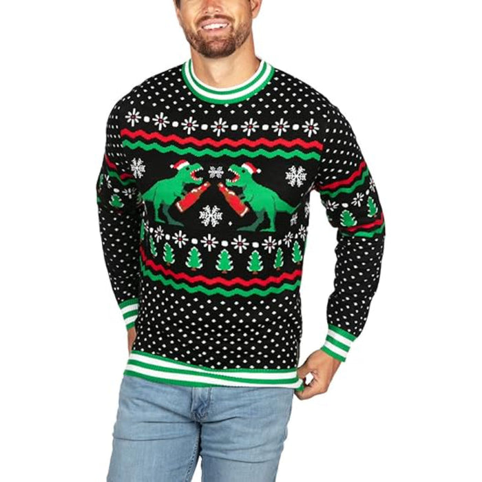 Cheerful Festive Pullover Sweater For Christmas