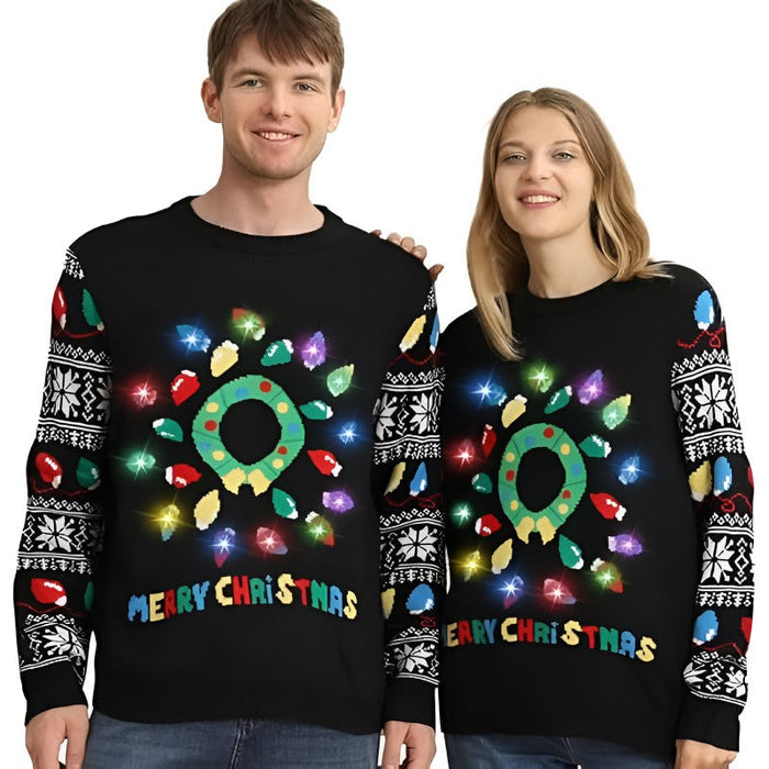 Illuminated Festive Christmas Sweater