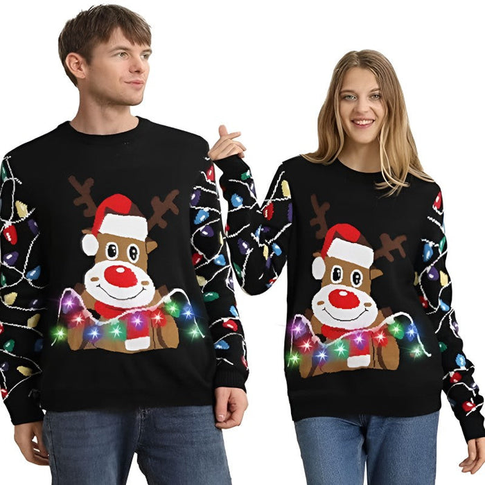 Illuminated Festive Christmas Sweater