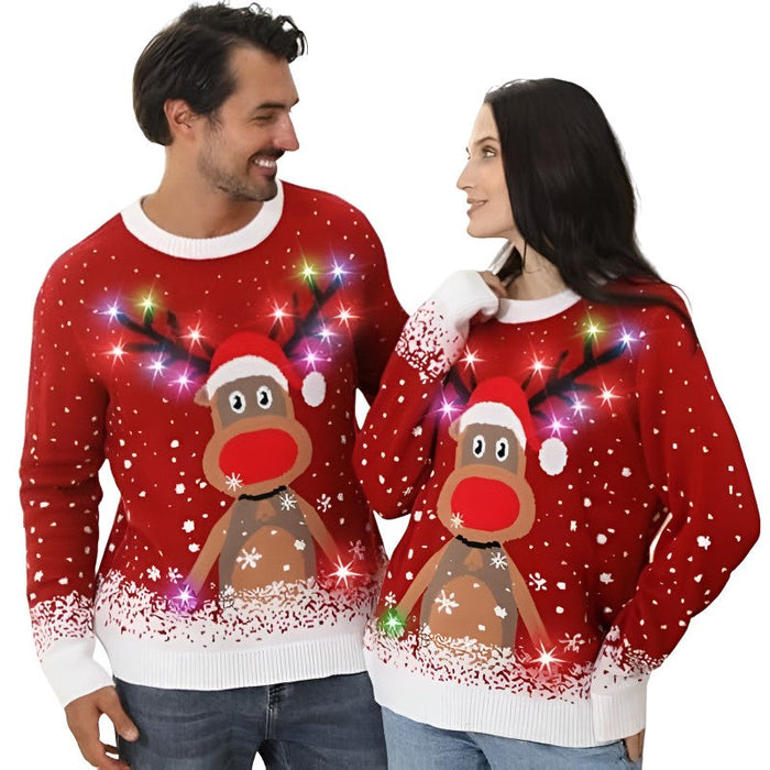 Illuminated Festive Christmas Sweater