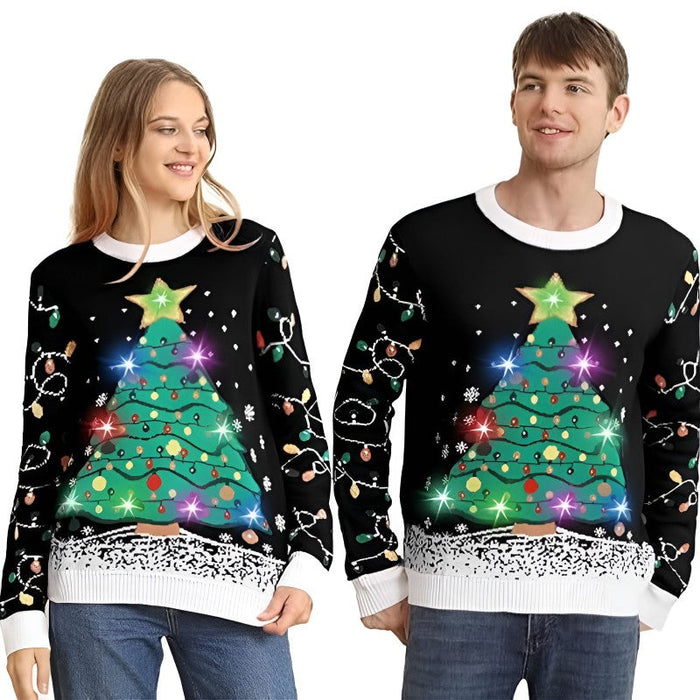 Illuminated Festive Christmas Sweater