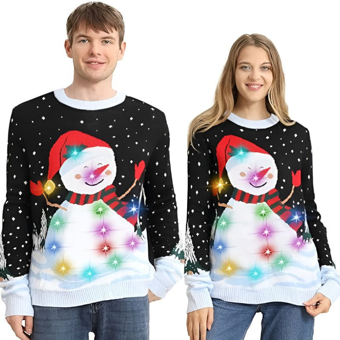 Illuminated Festive Christmas Sweater