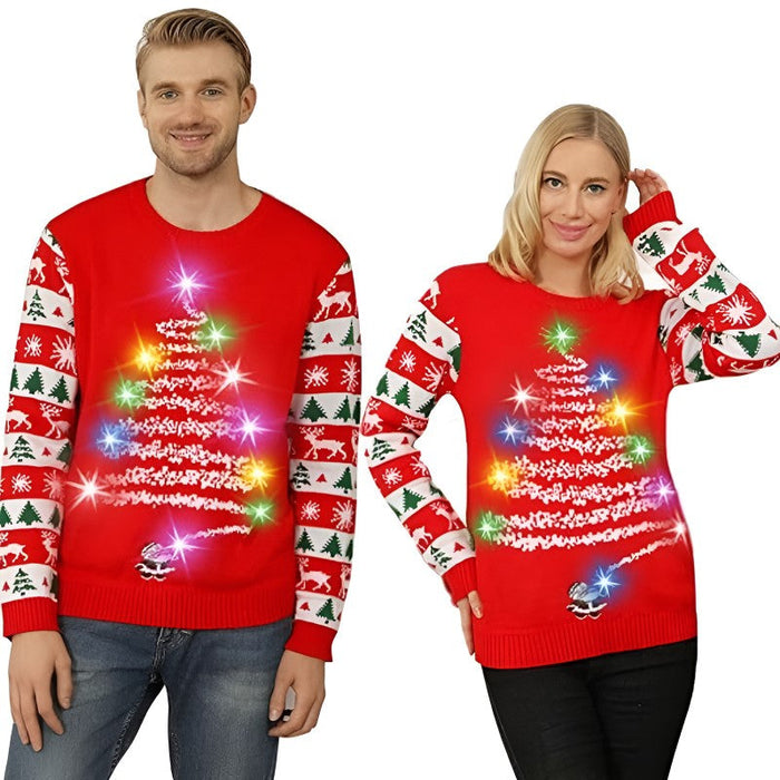 Illuminated Festive Christmas Sweater