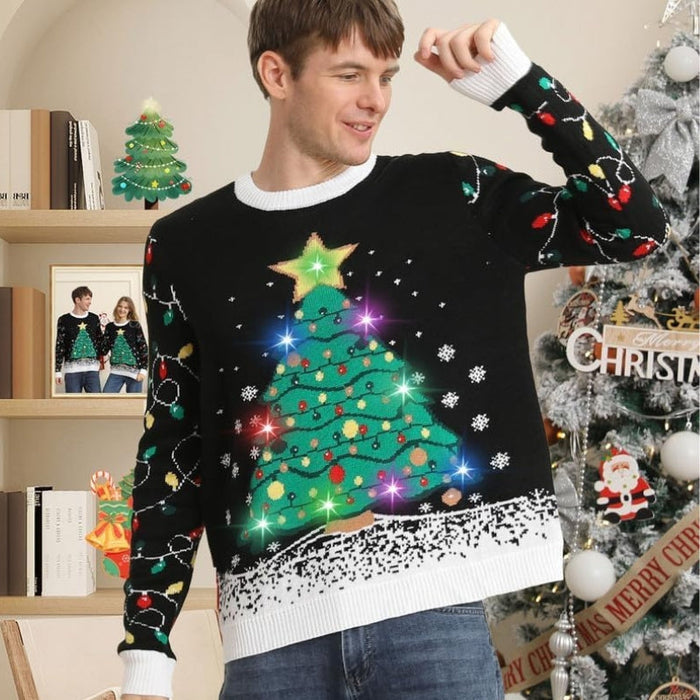 Illuminated Festive Christmas Sweater