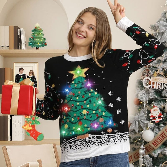 Illuminated Festive Christmas Sweater