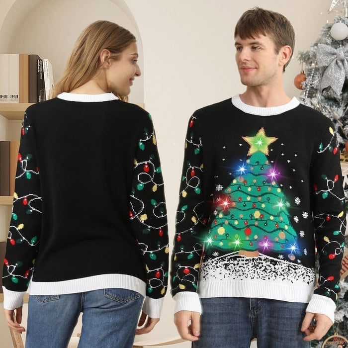 Illuminated Festive Christmas Sweater