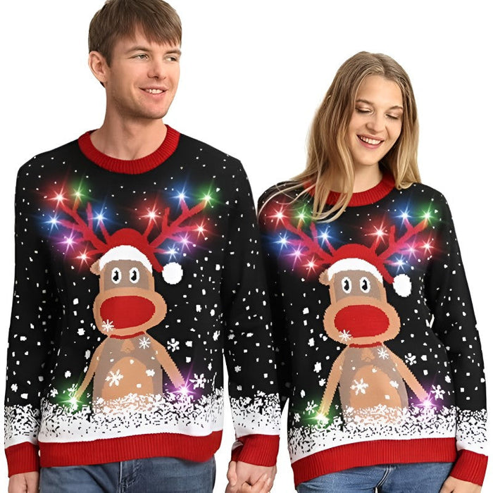 Illuminated Festive Christmas Sweater