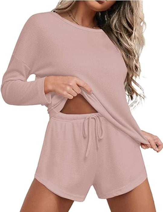 Long Sleeve Tops And Knit Pajama Sets