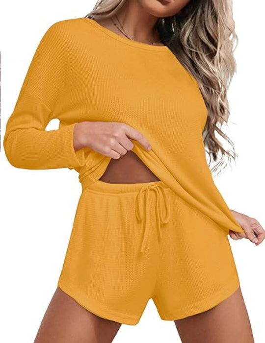 Long Sleeve Tops And Knit Pajama Sets