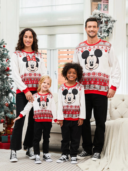 Mickey And Friends Christmas Family Matching Sweatshirt Set