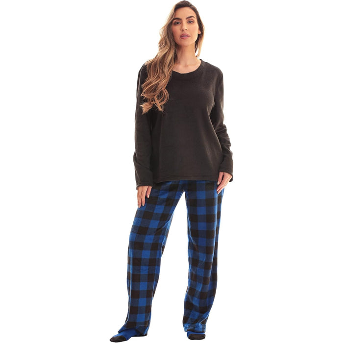 Plaid Pajama Set With Matching Socks