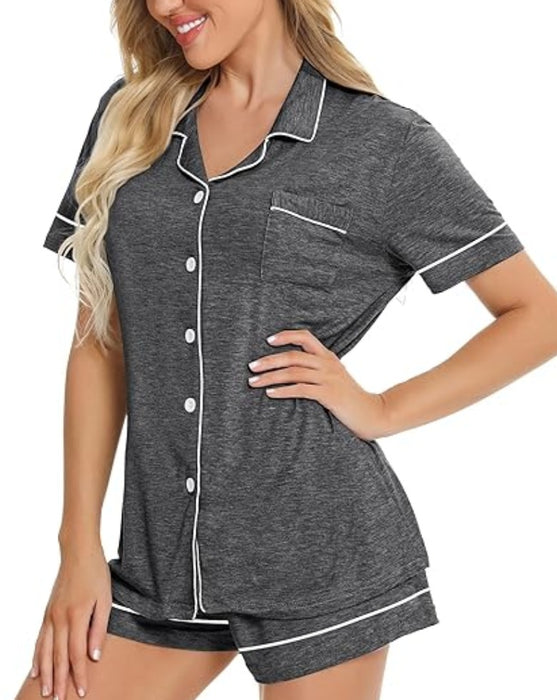 Piping Trim Comfy Pajamas Set