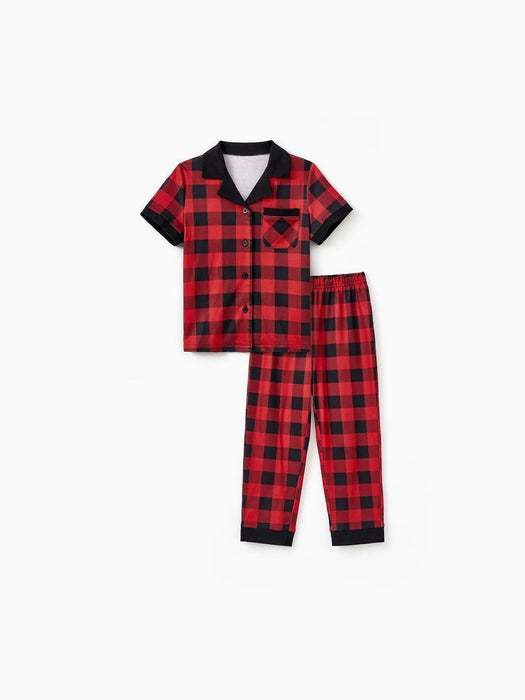 Plaid Family Matching Pajama Set