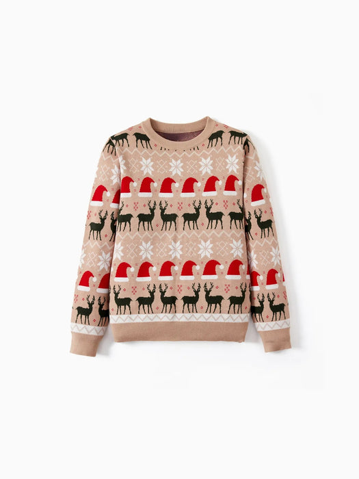 Reindeer Family Matching Christmas Sweater