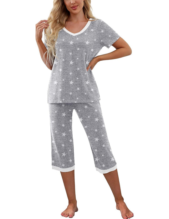 Short Sleeve Sleepwear Pajama Set