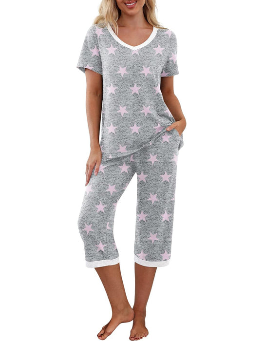 Short Sleeve Sleepwear Pajama Set