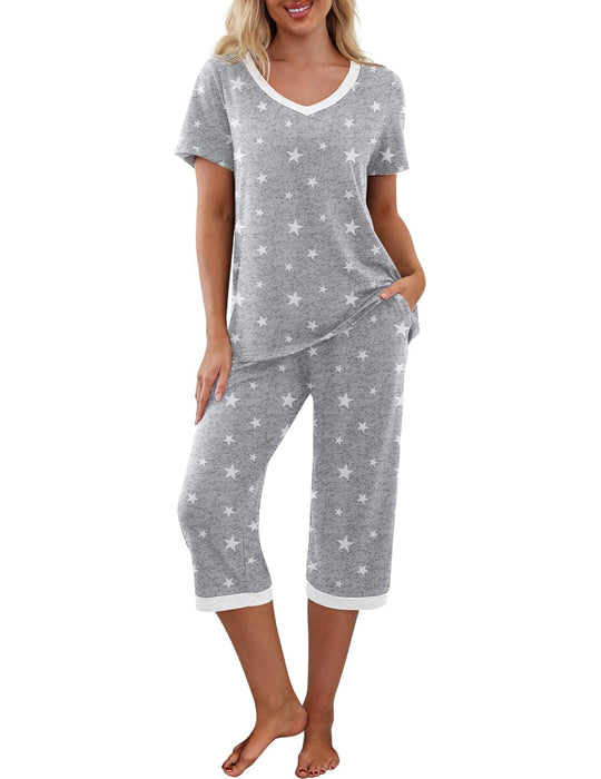 Short Sleeve Sleepwear Pajama Set