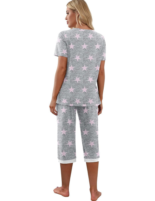 Short Sleeve Sleepwear Pajama Set