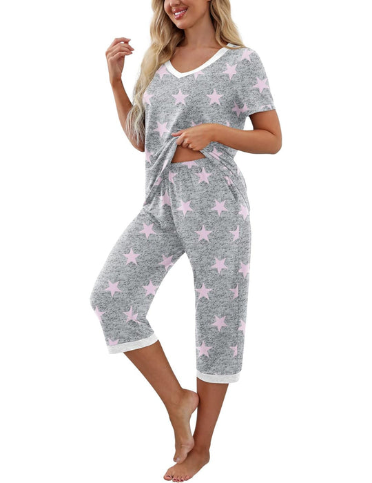 Short Sleeve Sleepwear Pajama Set