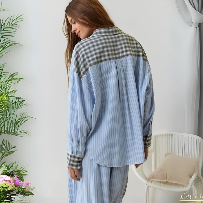 Soft Lounge Pajama Set For Comfort