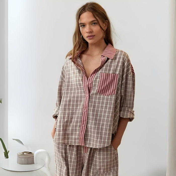 Soft Lounge Pajama Set For Comfort