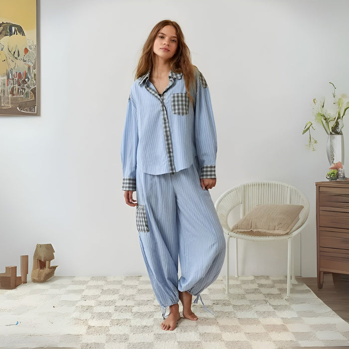 Soft Lounge Pajama Set For Comfort