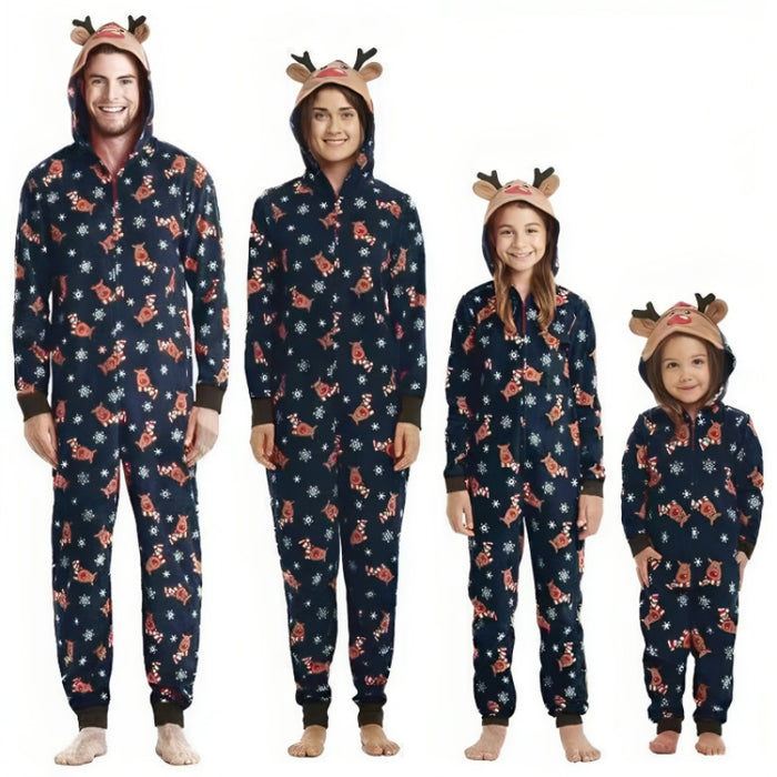 The Reindeer Themed Family Matching Pajama Set