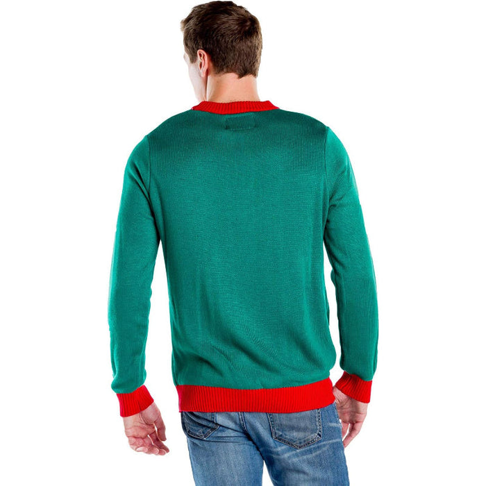 Cheerful Festive Pullover Sweater For Christmas