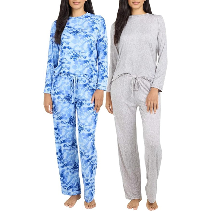 2 Pack Pajama And Long Sleeve Tshirt Set