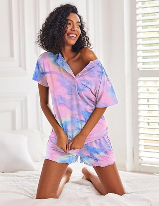 Two Piece Sleepwear Comfy Pajama Set