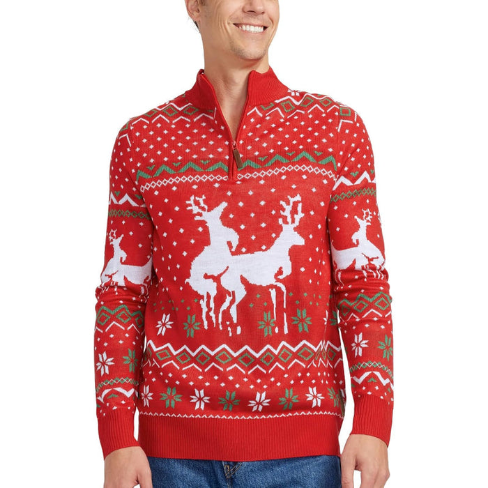 Quirky Christmas Holiday Pullover Sweater