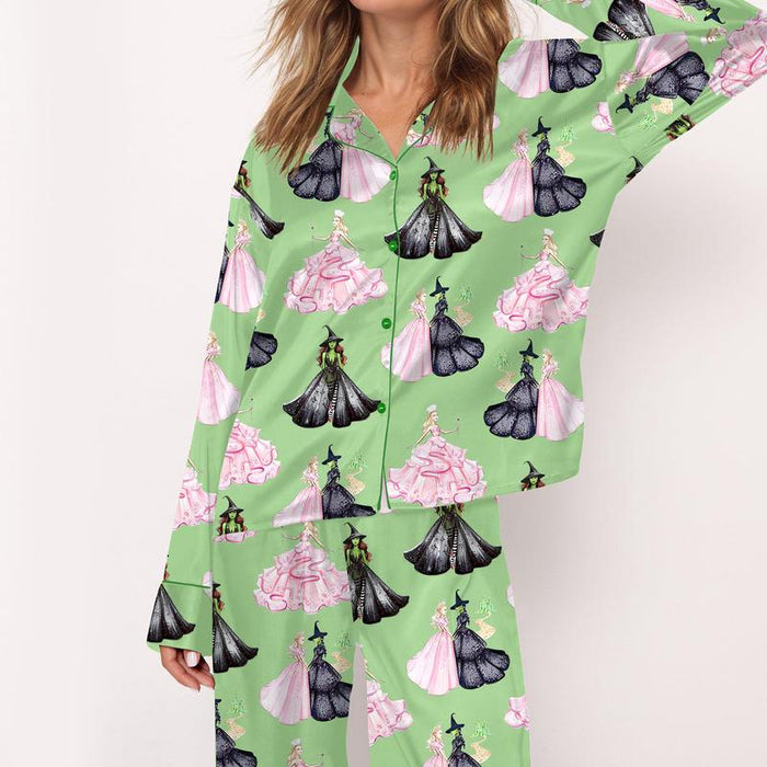 Fairy Tale Printed Comfy Loungewear Pajamas Set