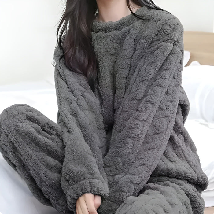 Comfy And Cozy Plush Knit Lounge Set