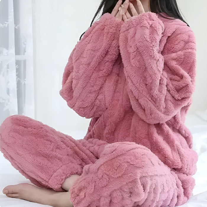 Comfy And Cozy Plush Knit Lounge Set