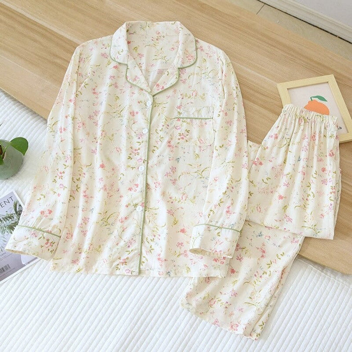 Comfortable Floral Pattern Pajamas