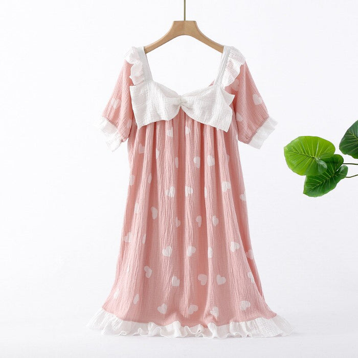 Ladies Cotton Long Dress Style Nightdress