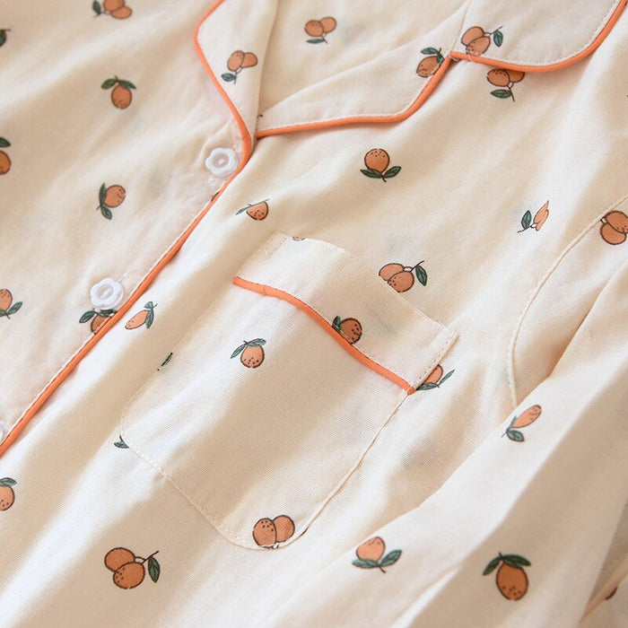 Women's Long Sleeve Printed 2 Piece Pajama Set