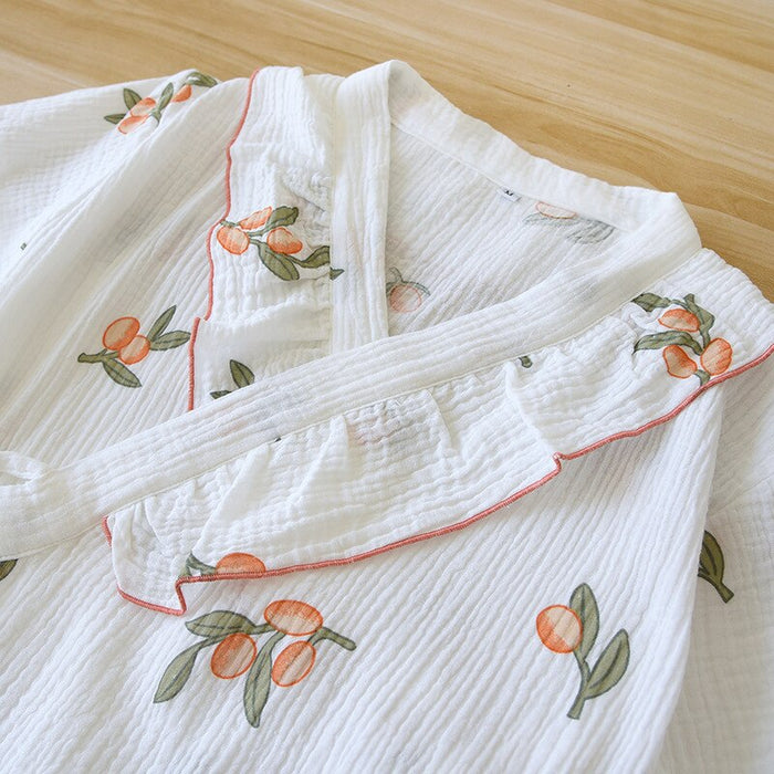 Kimono Style 2 Piece Pajama Set